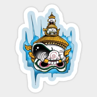 Thai Giant white Sticker